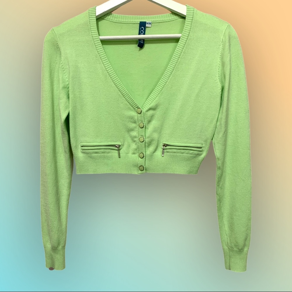 [DONATED] Colori cropped cardigan